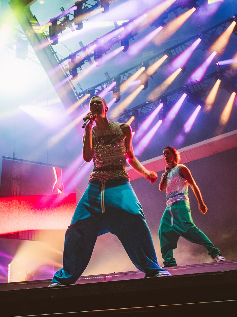 Cezinando-konsert, kostymer av Admir Batlak. Foto: Christoffer Krook (2018)