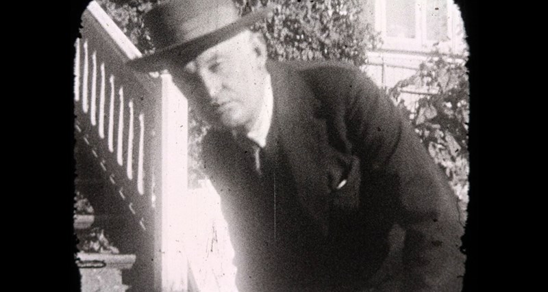 Frame from Edvard Munch's film, 1927. © Munchmuseet