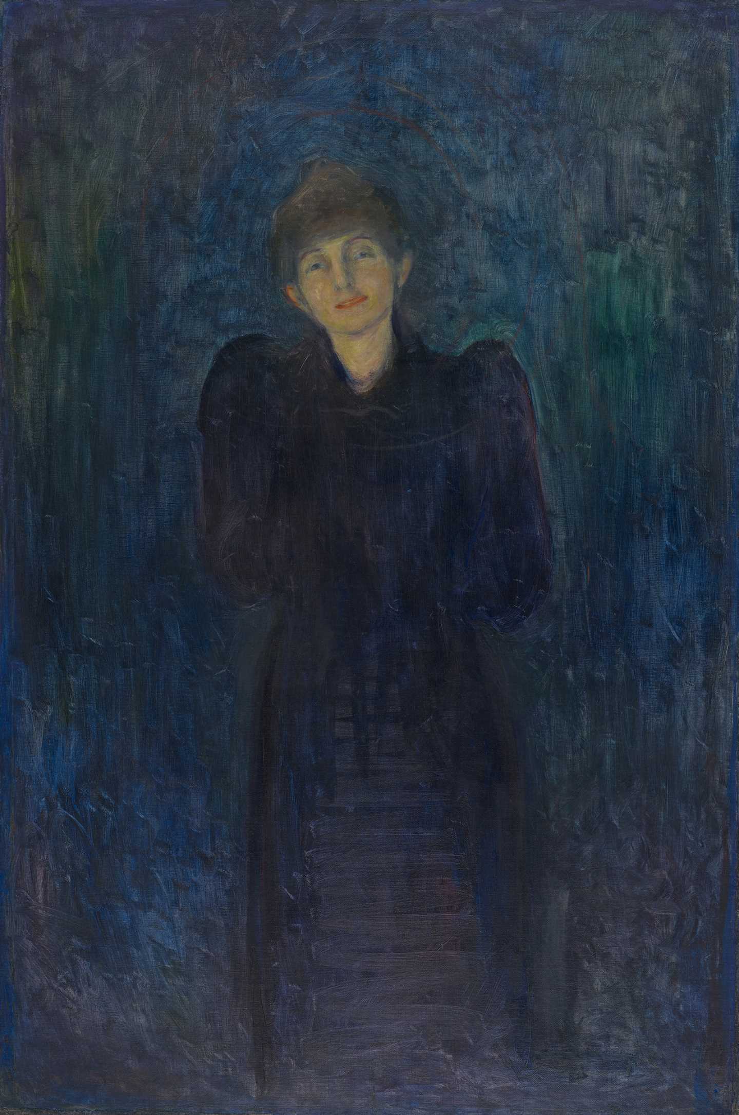 Edvard Munch: Dagny Juel Przybyszewska. Olje(?) på linlerret, 1893. 