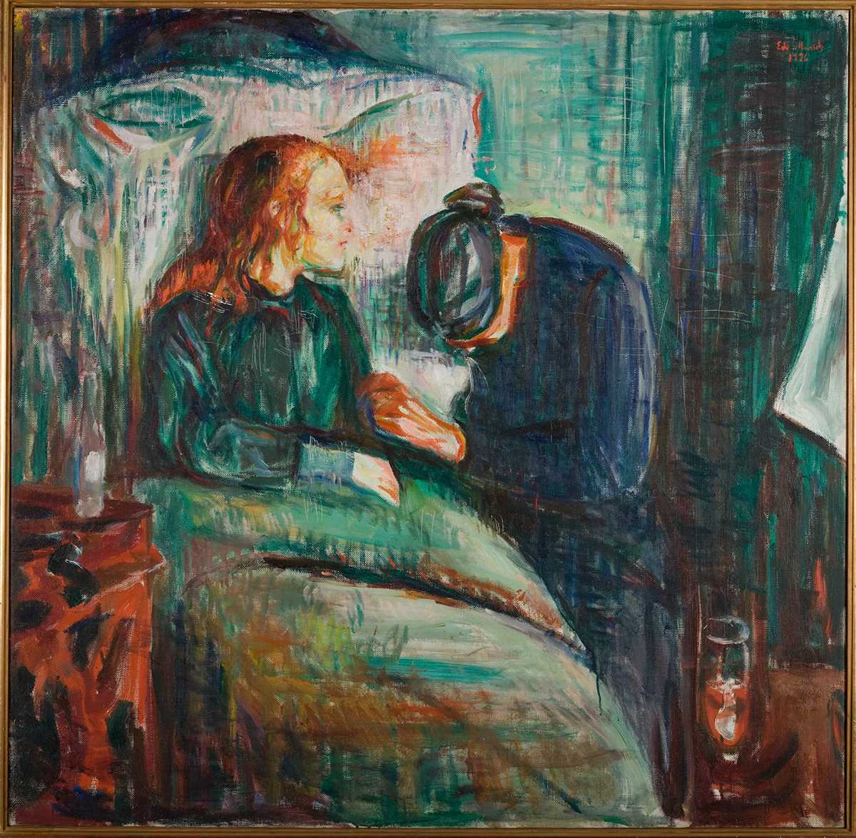 Edvard Munch: Det syke barn. Olje på lerret, 1927. Foto © Munchmuseet