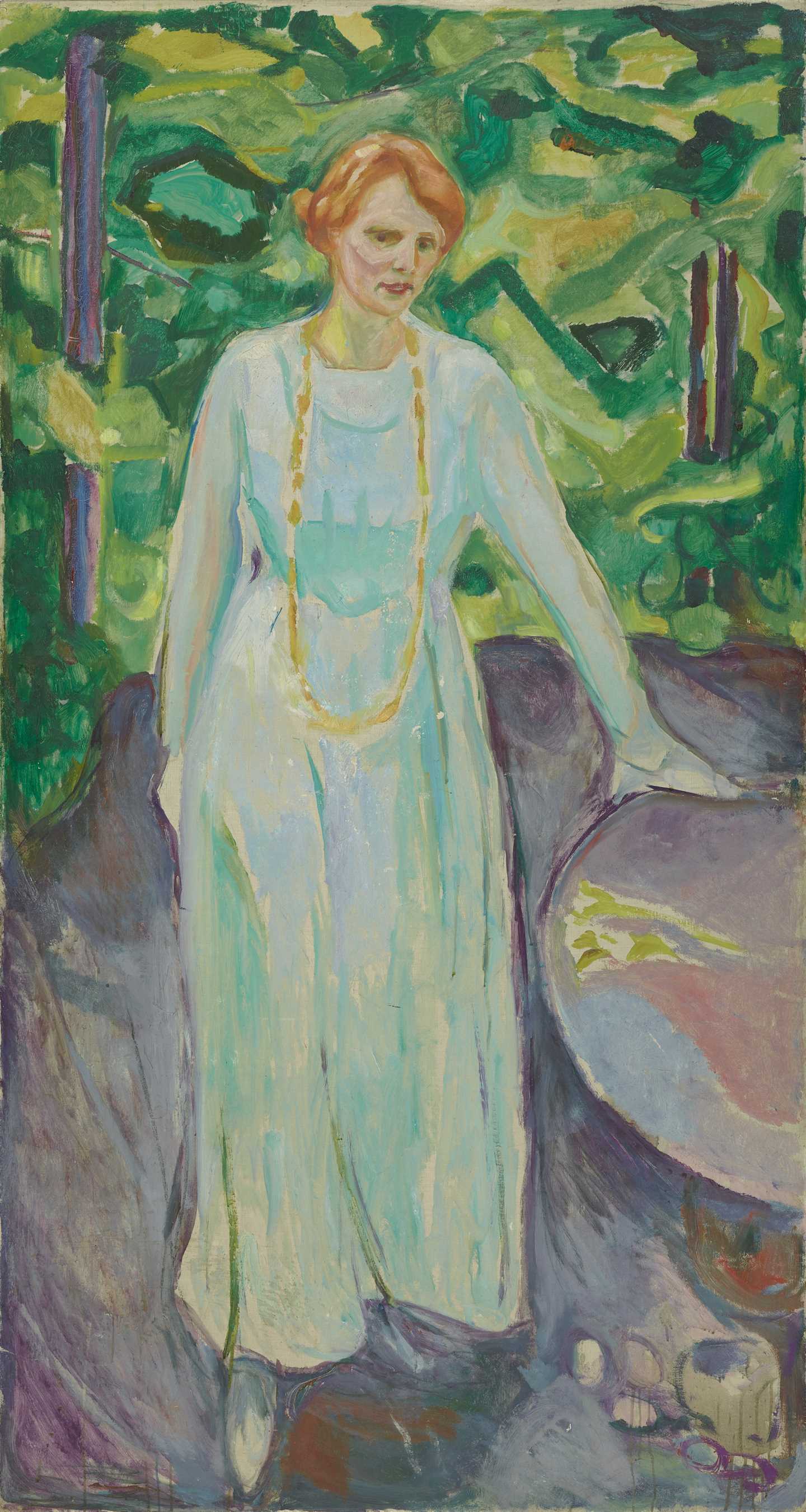 Edvard Munch: Else Mustad. Olje på lerret, 1918. Foto © Munchmuseet