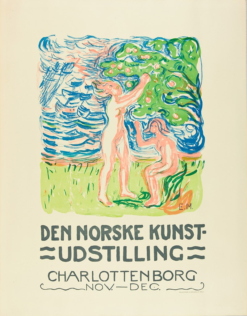 Edvard Munch: Nøytralien. Litografi, 1915. Foto © Munchmuseet