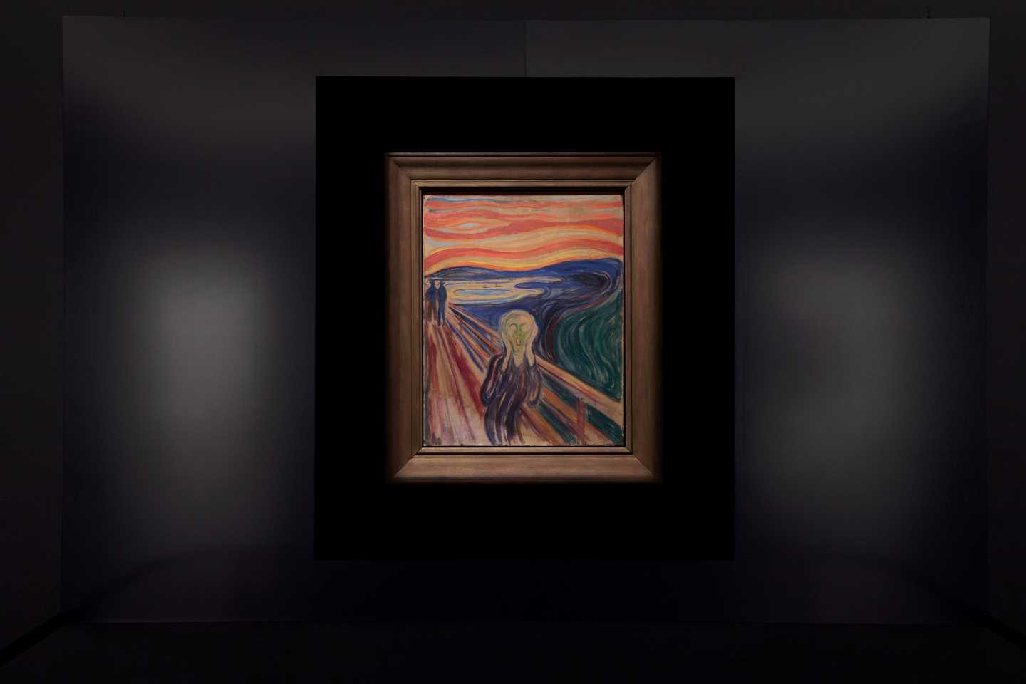 At MUNCH you will find three versions of Edvard Munch's The Scream – a painting, a drawing and a print. One of these is always on display, while the other two rest in the dark. This is the painting, or tempera as we normally say. Photo: Munchmuseet